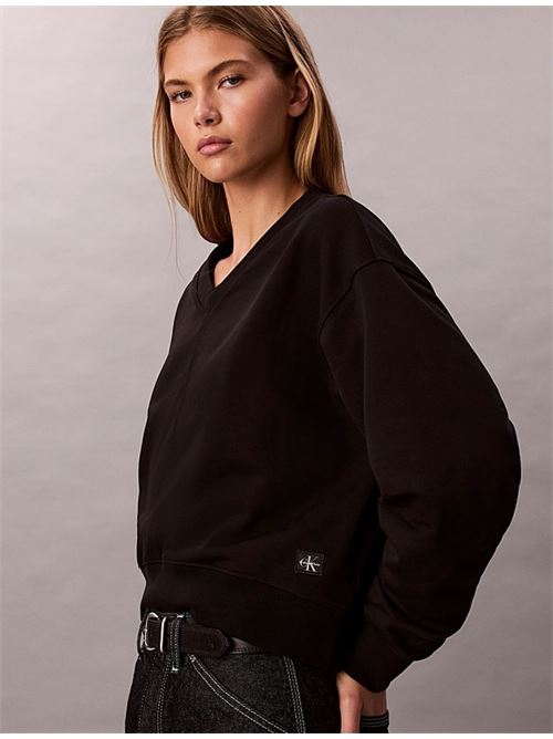 ls premium terry vnk sweatshirt CALVIN KLEIN JEANS | LV047E237GUB1